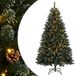 VidaXL Kunstkerstboom met 150 LED's 120 cm Groen/Wit PVC