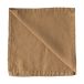 Tell Me More Washed linen stoffen servet 45x45 cm Hazelnoot