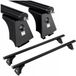 5K PARTS Porte-bagages pour TOYOTA Avensis mk III break 5D année de construction 2009-2019 Noir Aluminium