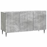 vidaXL TV-kast 99 x 34,5 x 52 cm Betongrijs Bewerkt hout
