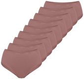 sloggi Dames midi slip 9 pack GO Daily Cotton bruin