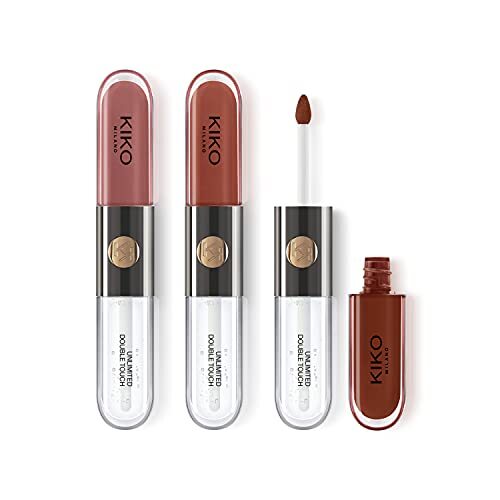 KIKO Milano Unlimited Double Touch Lipstick Kit | Lippenkit Bestaande Uit 3 Vloeibare Lippenstiften In Twee Stappen