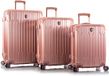 Heys Xtrak 4 wielen Kofferset 3-delig met uitbreidingsplooi - Harde bagage - TSA slot - rose gold