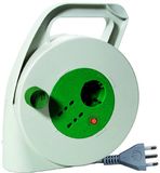 FANTON 01273, Grijs, Kunststof, 3 AC-uitgang(en), Type F, Type L, Type L, Recht