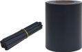 vidaXL Privacystrip 35x0,19 m PVC mat donkergrijs