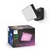 Philips Hue Discover Verstraler - Wit en Gekleurd Licht - Buitenlamp - IP44 - Duurzame LED Verlichting - Dimbaar - Verbind met Hue Bridge - Werkt met Alexa en Google Home - Zwart