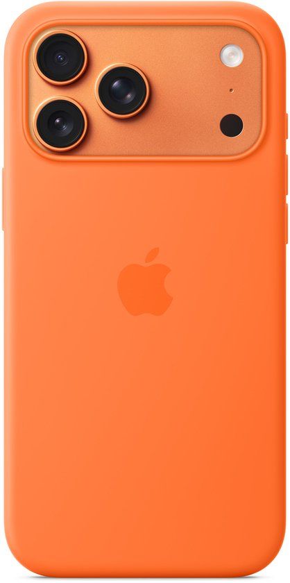 Apple Siliconen Hoesje met MagSafe voor iPhone 17 Pro Max - Oranje
