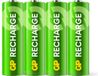 GP Batteries 201237 Oplaadbare Batterij AA Nikkel-Metaalhydride (NiMH) 4 stuks