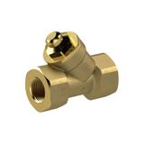 RIEGLER 103825-220.02 terugslagklep, schuine zitting, MS, Rp 3/8, 0,5 bar, 1 stuk