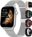 Siltcon® Seréa Smartwatch Dames - Smartwatch Heren - Horloge Dames - Stappenteller Horloge Dames - Hartslagmeter - Slaapmonitor - Saturatiemeter - Belfunctie - Geschikt voor iOS/Android - AMOLED - RVS - Elke pols - Incl. 5 Bandjes