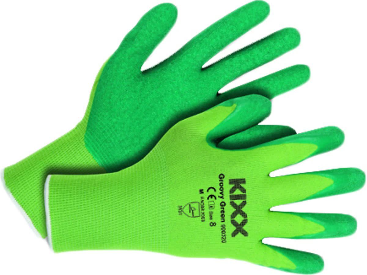 Kixx Tuinhandschoenen - Groovy Green - Maat 8