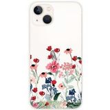 Apple iPhone 13 Printemps en fleurs bedrukt siliconen hoesje