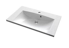 Sapho MARIA wastafel marmer wit 75x46cm - wit