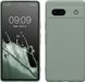 kwmobile telefoonhoesje geschikt voor Google Pixel 7a - Hoesje voor smartphone - Precisie camera uitsnede - In Regenwashed groen