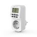 sonero Digitale thermostaat stopcontact, temperatuurregelaar, verwarming, koeling, tijdgestuurd met interne sensor, voor terrarium, kas, rookoven, als vorstbewaker, 3600 watt, wit