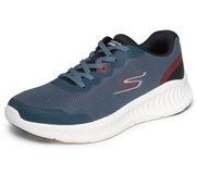 Skechers Go Walk Now Viligent Sneakers pour hommes, Doublure textile ardoise, 41.5 EU
