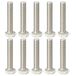 cyclingcolors M10 x 60 mm zeskantkopschroeven DIN 933 ISO 4017 roestvrij staal A2 bouten volledig schroefdraad metrisch