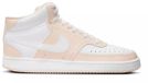 Nike Witte Court Vision Mid Sneakers - Unisex