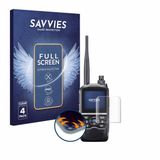 Savvies - Screenprotector voor Icom ID-52E - Folie Beschermfolie transparant volledig dekking 4 Stuks