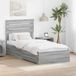 vidaXL Bedframe met lade Grijs Sonoma 90 x 200 cm Bewerkt hout