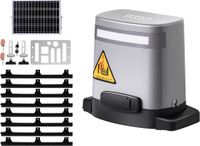 Vevor 280W Schuifpoortaandrijving 800kg Tuinpoortaandrijving Zonnepanelen Poortopener 20m