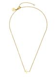 PURELEI Ketting Side Cross Goudkleurig Roestvrij staal 50 cm