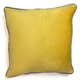 Rapport home Vierkant Omkeerbare Kussenhoes 43 x 43 cm Oker en Zilver