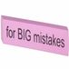 Merkloos / Sans marque Edco Eindhoven Bv XXL Big Mistake gum 14 x 4,5 cm roze