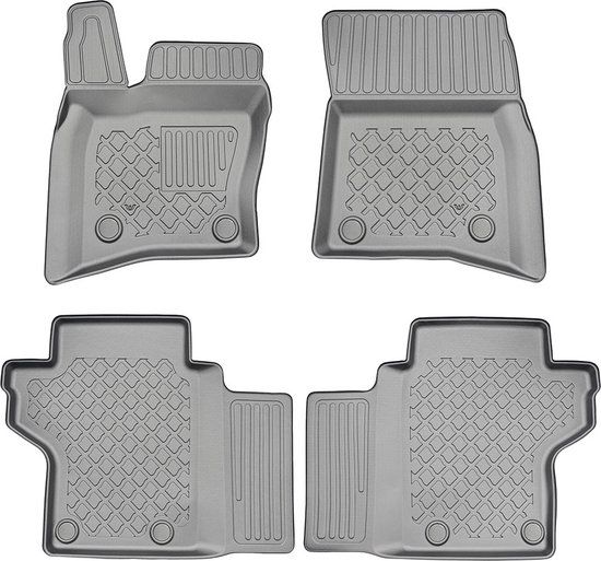 Winparts GO! Guardliner Rubber Floor Mats for Land Rover Defender 90 (L663) SUV 2020- Black 2 Year Warranty