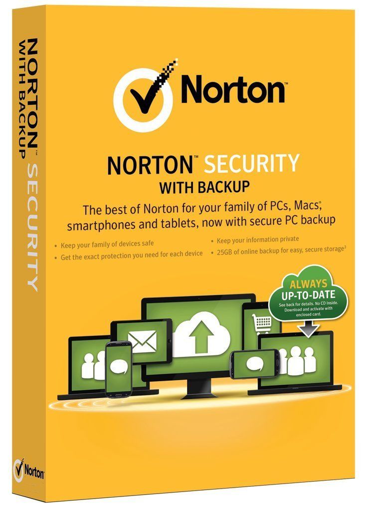Norton Security with Backup 2.0 - Antivirus - 1 User - 1 Year - English