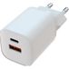 APM 33W GaN oplader 2 poorten USB-C USB-A, snel opladen, Type-C PD 3.0, QC 3.0, wit, compatibel met iPhone 15 Pro 14 13 12 iPad Apple Watch AirPod Samsung Galaxy S23 S22 Z Fold Flip, 570351
