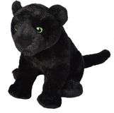 Wild Republic Pluche panter knuffel - zwart - 40 cm