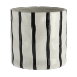 Scandi Living Pot Thrive Ø16 cm Blanc-noir
