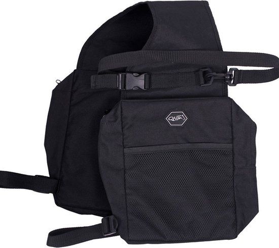 QHP Zadeltas - Zwart - One Size - Polyester