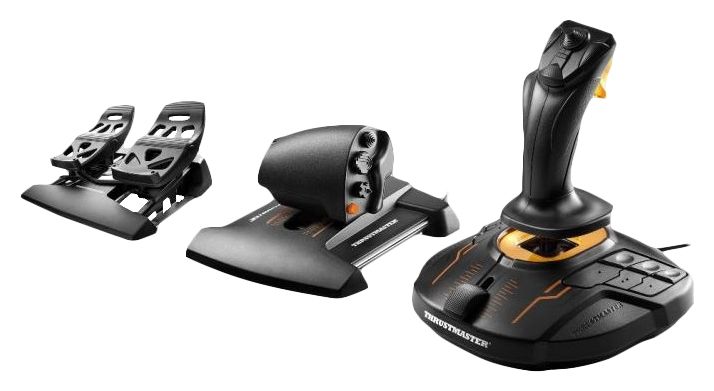 Thrustmaster T.16000M FCS Flight Pack - Joystick, Throttle en Rudder Pedals voor PC