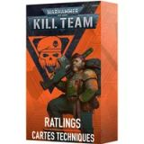 Games Workshop Figurine Warhammer 40k - Kill Team Datacards Ratlings (Fr) (2024)
