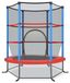 Trampoline avec filet de sécurité, diamètre 165 cm, adapté pour usage intérieur et extérieur