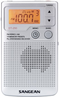 Sangean DT-250 - Zakradio - AM/FM - Zilver