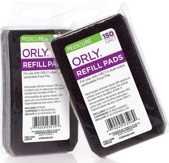 Orly Foot File Refill Pads - 150 Grit - 10 st.
