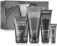 Clinique For Men | Gezichtsreiniger 200 ml + Dag creme 100 ml + Scrub 100 ml + Oog creme 15 ml | Set 4 st