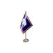 AZ FLAG Tafelvlag Wyoming 22x15 cm Satijn Metalen Voet