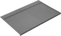 Emuca Protecteur pour le fond de meuble de cuisine Évier, M90, 867x580mm, épaisseur de planche 16mm, découpable, Gris anthracite, Plastique