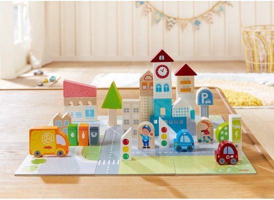 HABA Speelwereld Puzzel Stadsleven - Hout - 3+ jaar