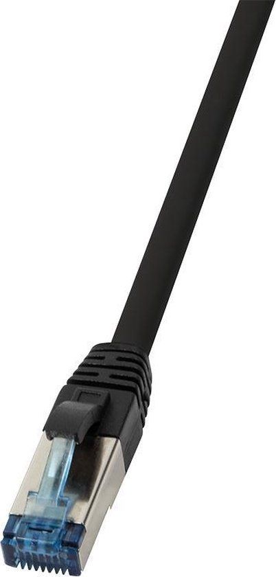 LogiLink CQ6065S netwerkkabel 3 m Cat6a S/FTP (S-STP) Zwart