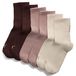 PUMA Lot de 3 paires de chaussettes basses Unisexe, Beige, 43-46