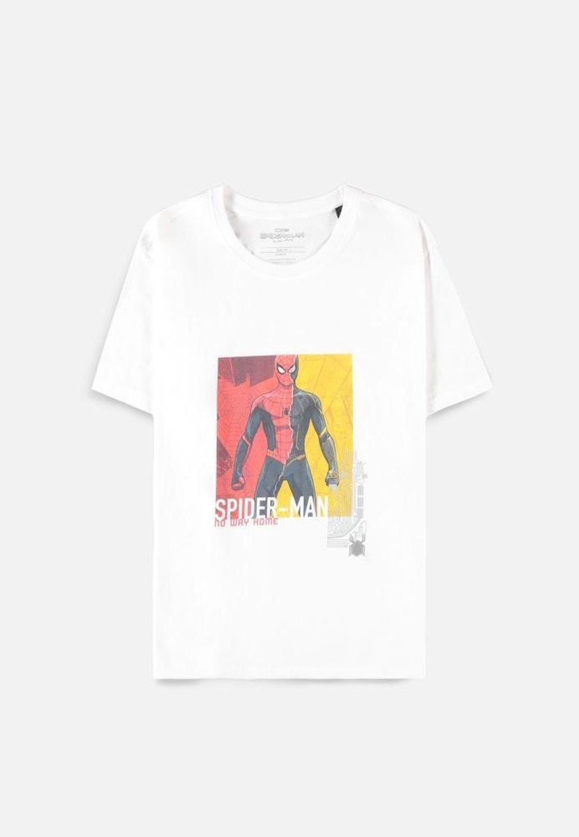 Difuzed SpiderMan Heren Tshirt -XL- No Way Home Wit