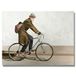 James Coates - Man op fiets Art Print Poster Wall Art 16 x 12 inch (A3)