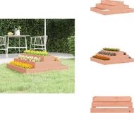 vidaXL Plantenbak 80x80x27 cm massief douglashout