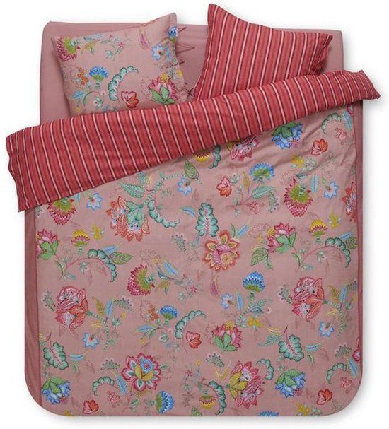 PIP studio Jambo Flower Dekbedovertrek 240 x 220 cm - Roze