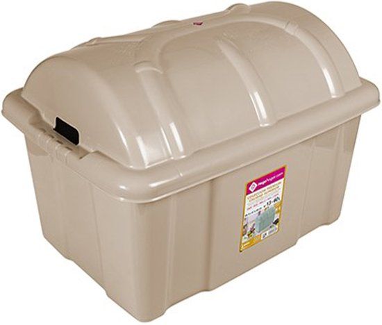Hega Hogar Speelgoed Schatkist Groot - 60 Liter - Beige